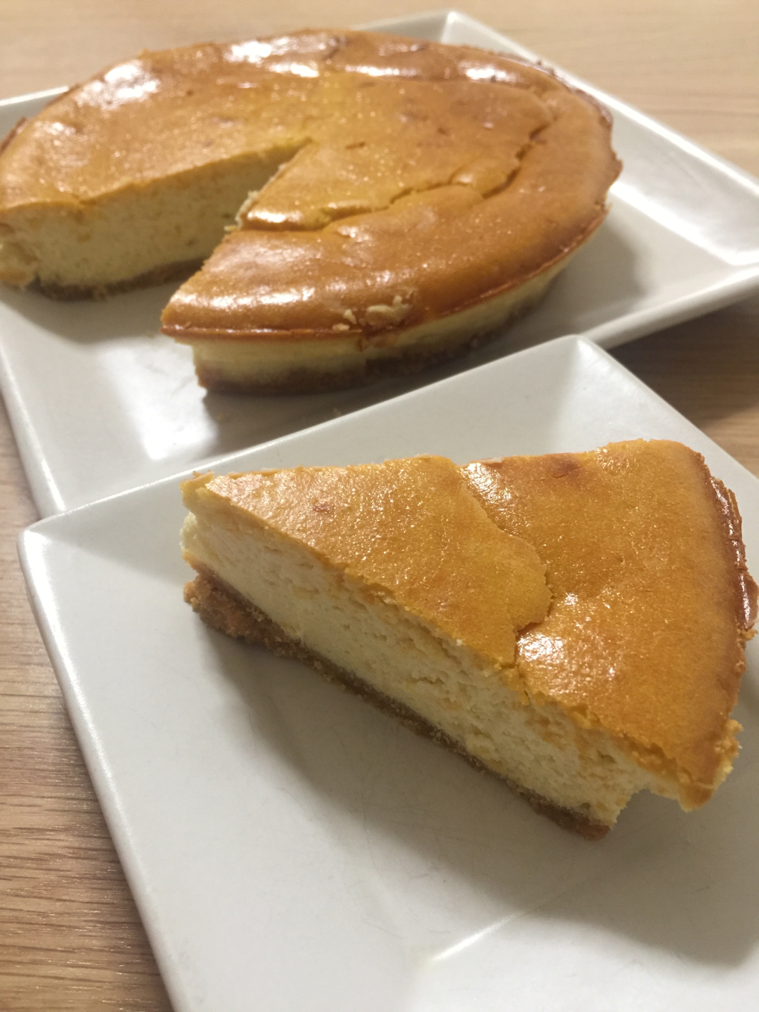 生クリーム無し♪ベイクドチーズケーキ レシピ・作り方 by しょーこけーき|楽天レシピ